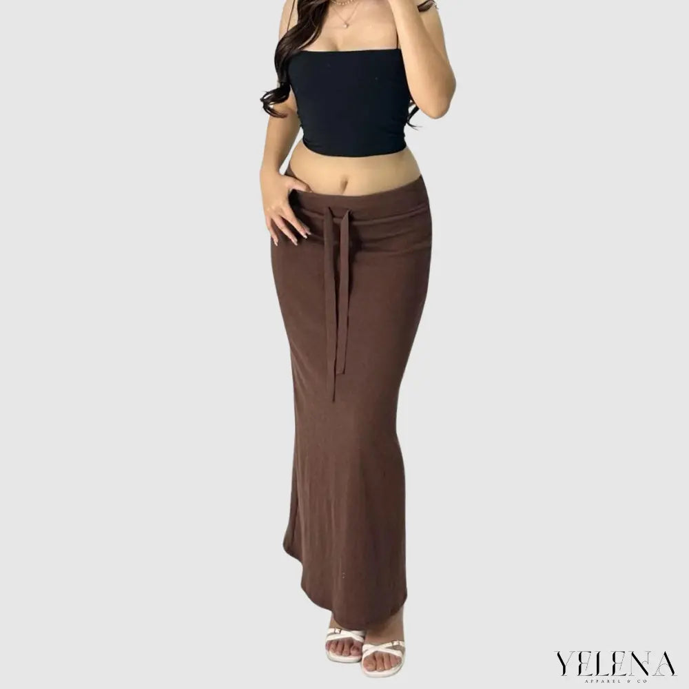 Amora Rib Knitted Skirt My Store