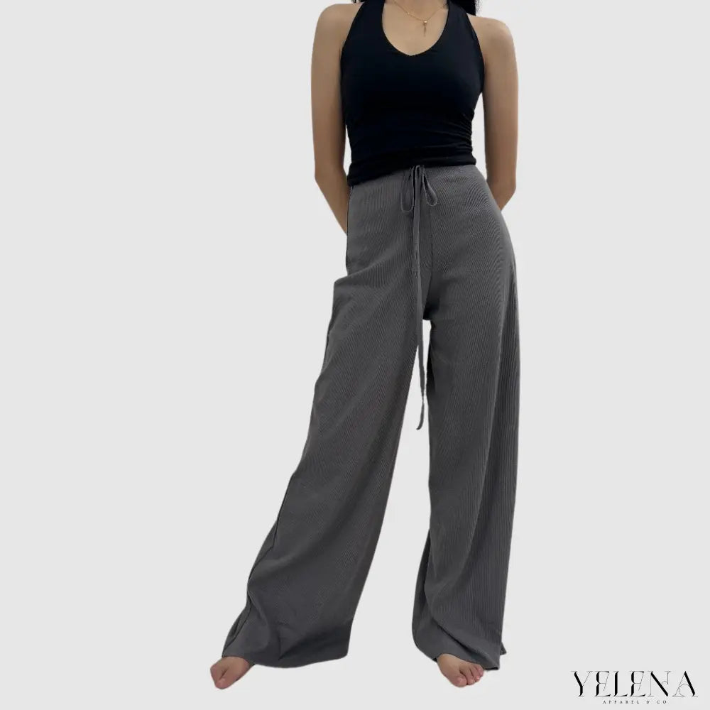 Amora Knitted Rib Pants My Store