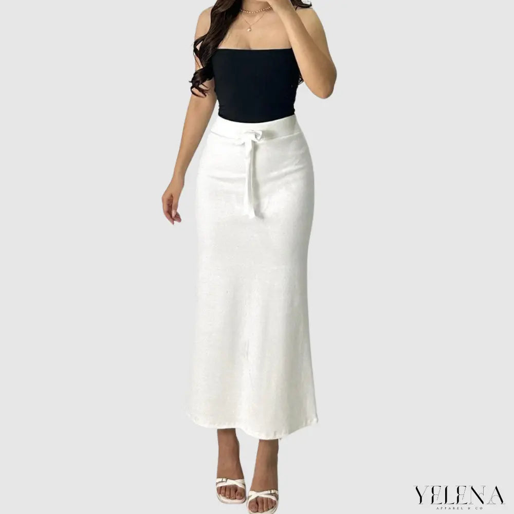 Amora Rib Knitted Skirt My Store
