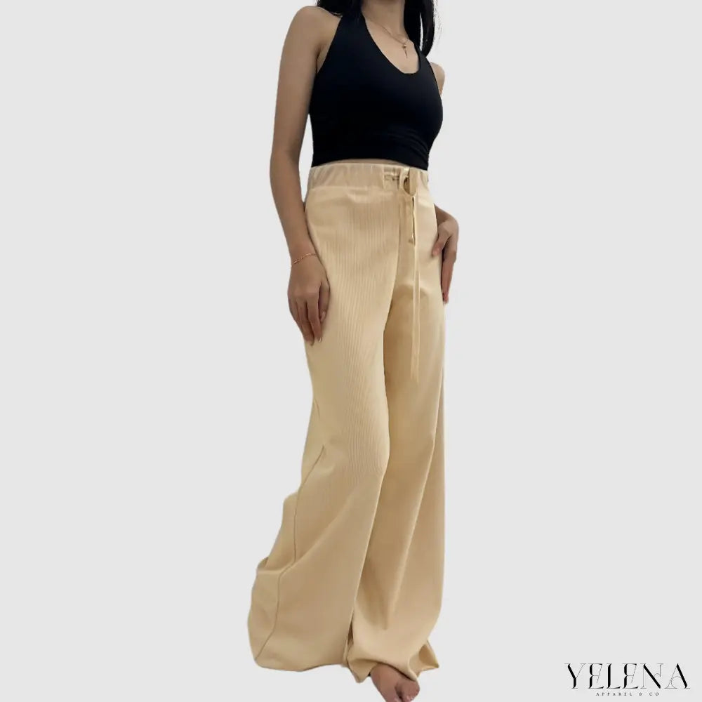 Amora Knitted Rib Pants My Store